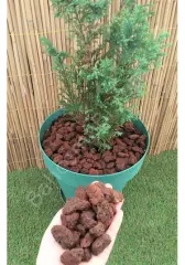 Kırmızı Pomza Taşı 3 KG (12–18 mm) – Dekoratif Lav Taşı ve Tarım Pomzası BSR Garden