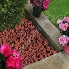 Kırmızı Pomza Taşı 5 KG (12–18 mm) – Dekoratif Lav Taşı ve Tarım Pomzası BSR Garden