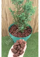 Kırmızı Pomza Taşı 5 KG (12–18 mm) – Dekoratif Lav Taşı ve Tarım Pomzası BSR Garden