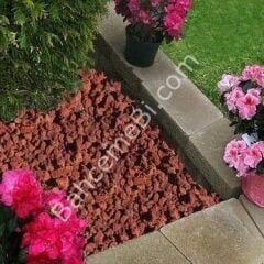 Kırmızı Pomza Taşı 10 KG (12–18 mm) – Dekoratif Lav Taşı ve Tarım Pomzası BSR Garden