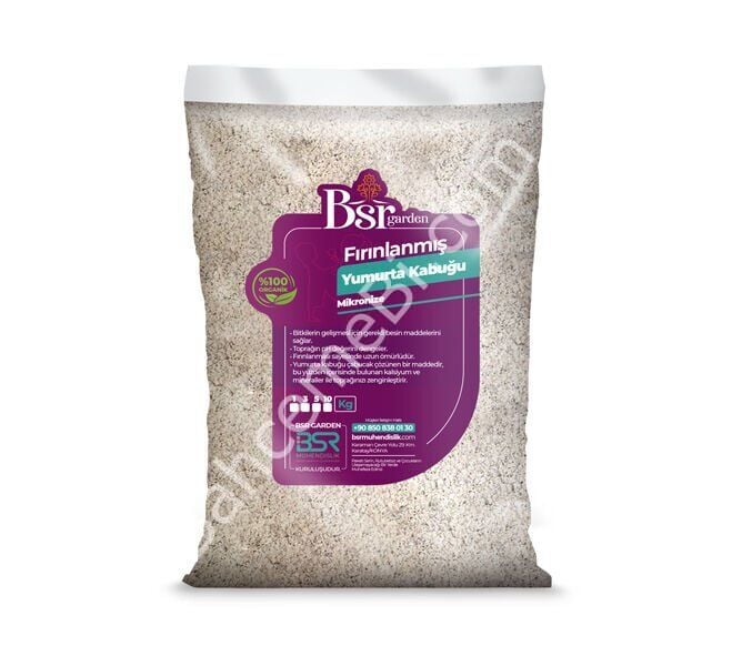 Yumurta Kabuğu 5 KG – Doğal Kalsiyum Kaynağı ve Toprak Düzenleyici BSR Garden